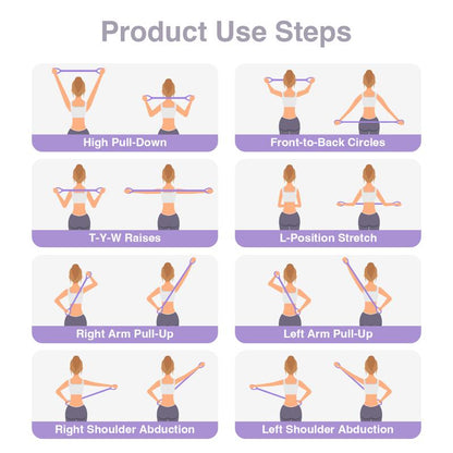 LEXI Figure 8 Resistance Bands for Women Men 8 Shaped Silicone Material Original Stretch Band for Arms Chest Expander Yoga Gym Fitness Home Workout Quick Effective Workouts Ergonomic Design Skin Friendly Portable Full Body Toning